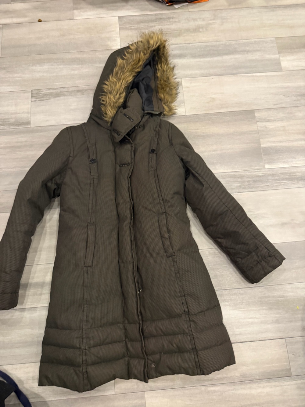 Soia and Kyo  Winter Parka Jacket with Faux-Fur Trim